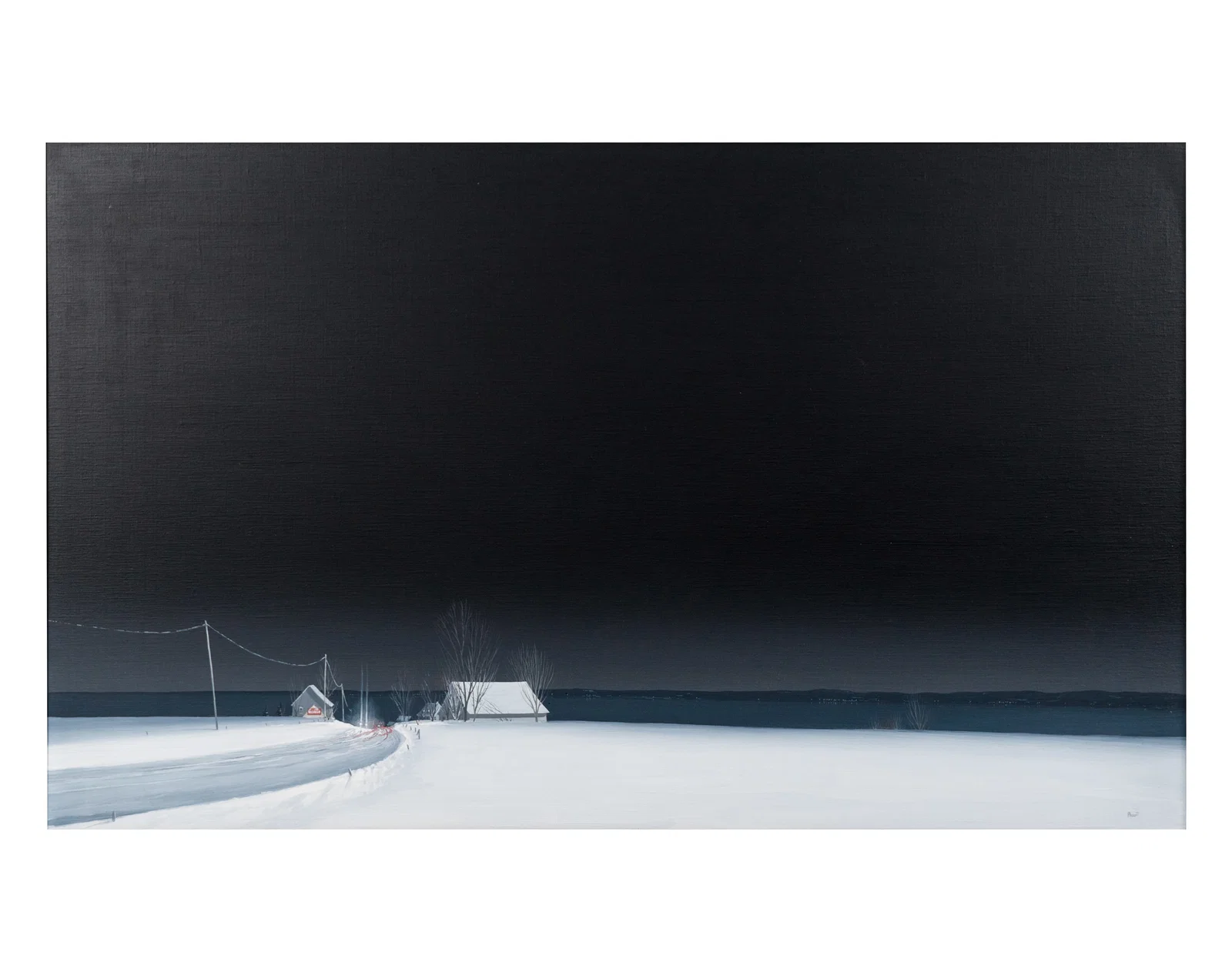 Paquet, Guy - "Voyageur timide, Baie St-Paul" - 1986