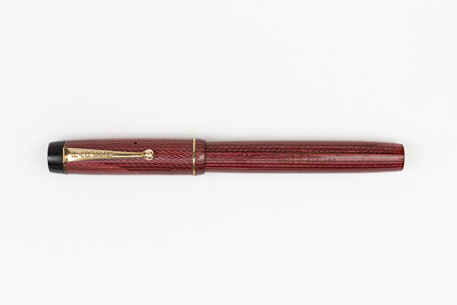 Parker Valentine Rose Herringbone Lever Filler Fountain Pen