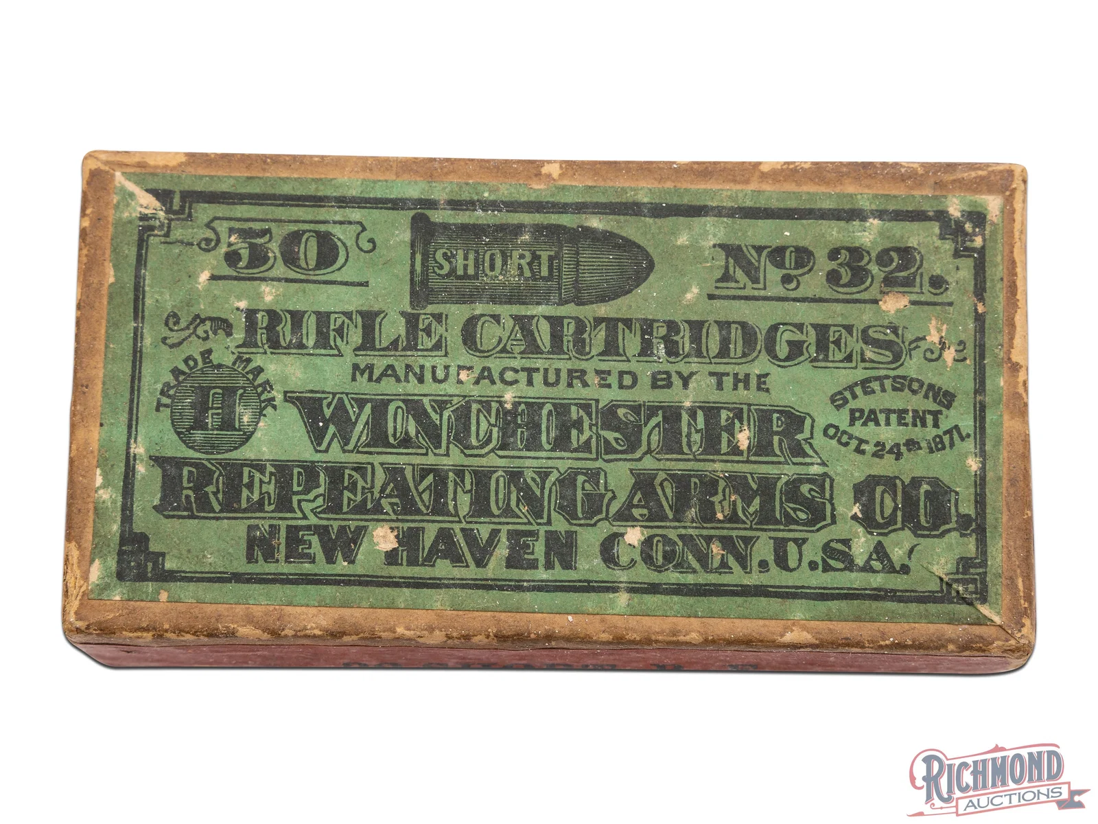 Partial Box Of Winchester .32 Short Rimfire Cartridges