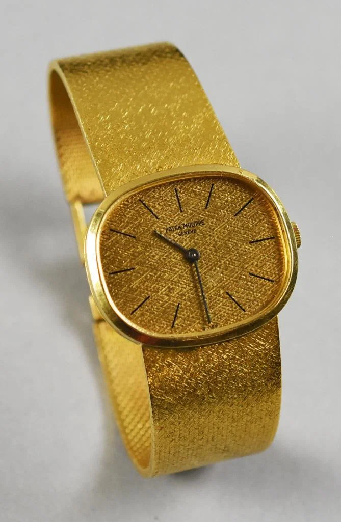 Patek Philippe 18k Golden Ellipse Watch Vintage