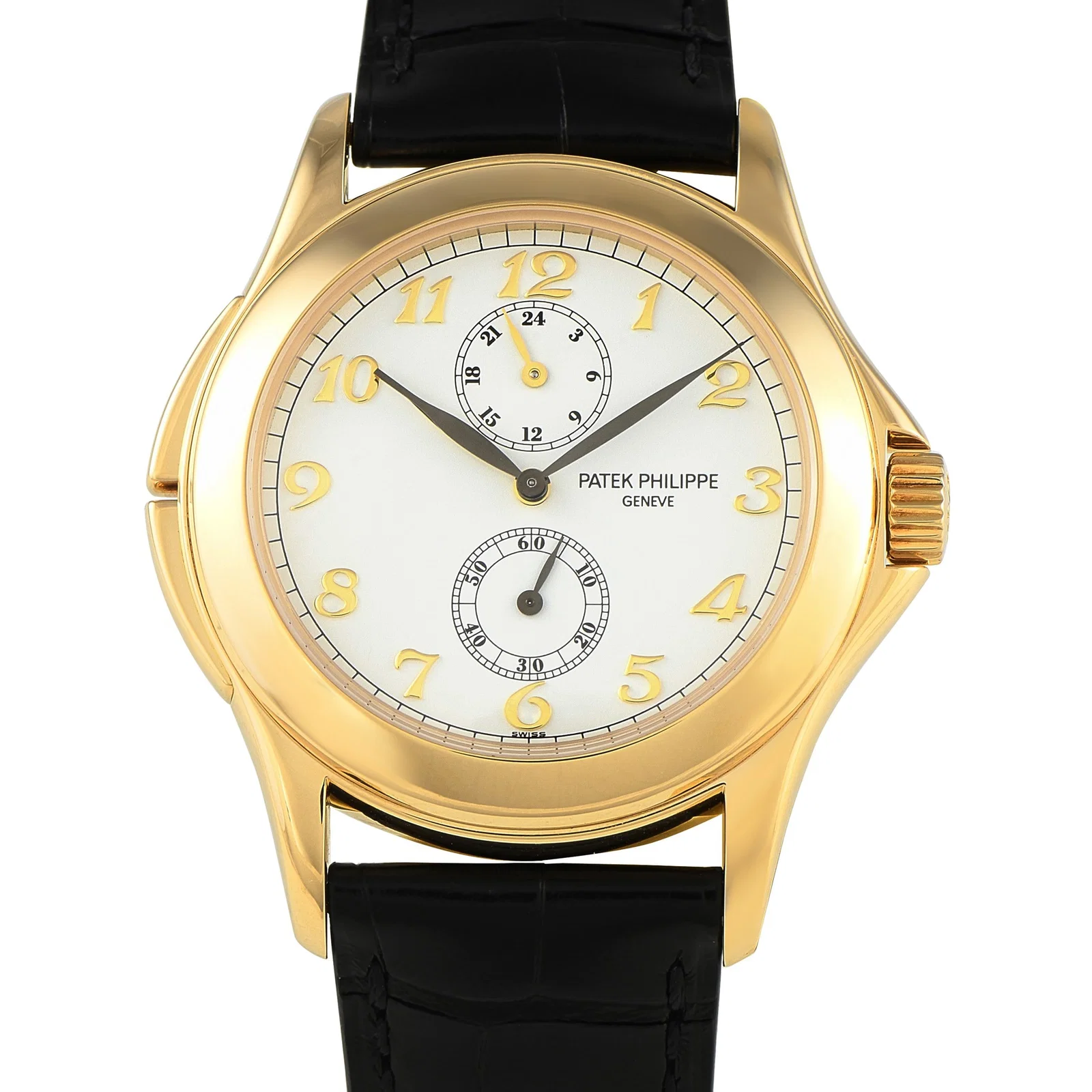 Patek Philippe Calatrava Travel Time 37mm 18K Watch