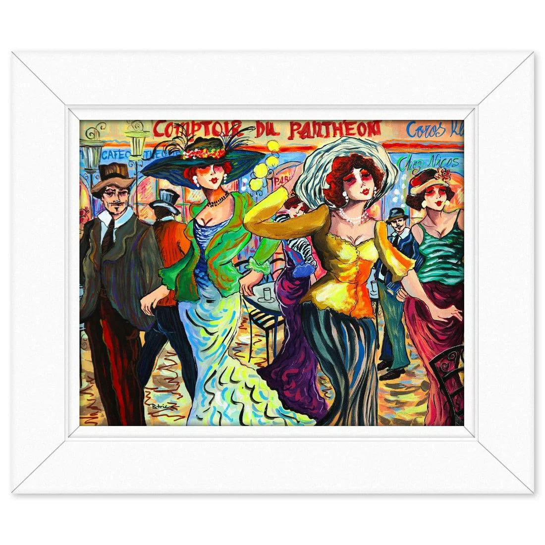Patricia Govezensky- Original Acrylic on Canvas "Vivid Steps"