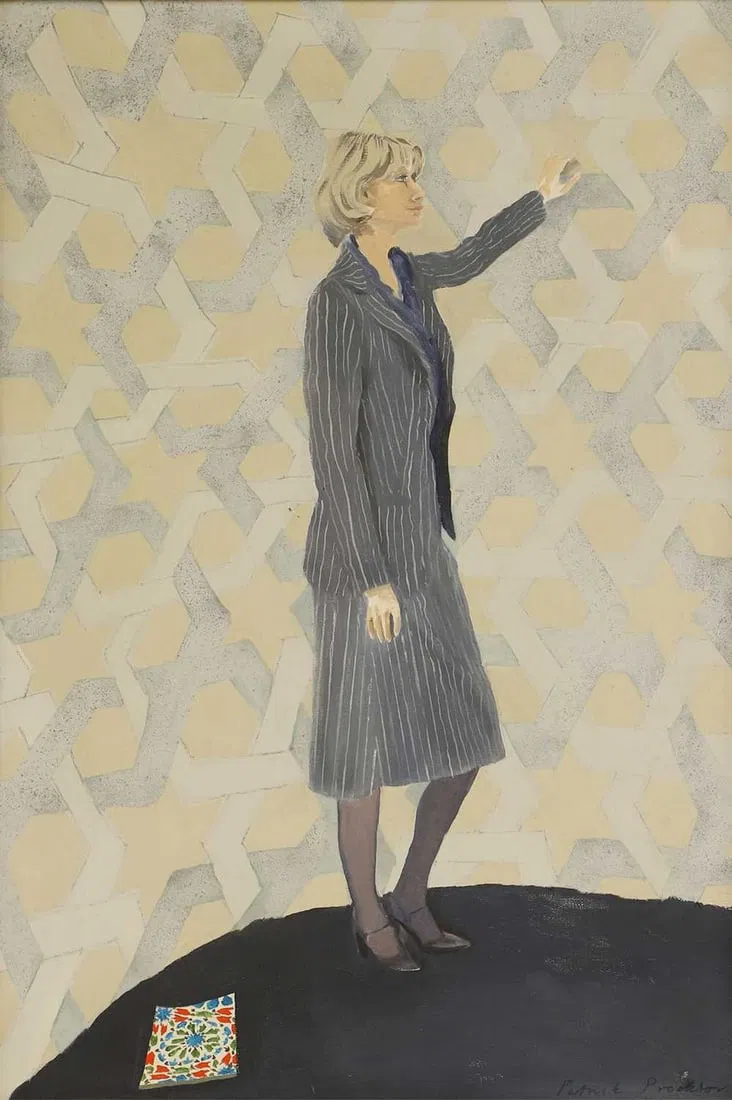 ▲ Patrick Procktor RA (British, 1936-2003) Portrait of the actress Jill Bennett