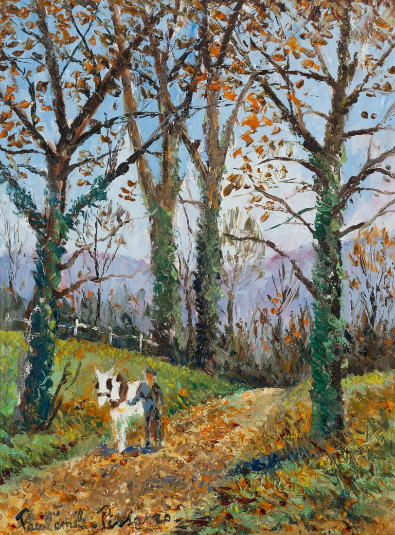 Paul-Émile Pissarro (French, 1884-1972) Le Cheval Blanc, c. 1972