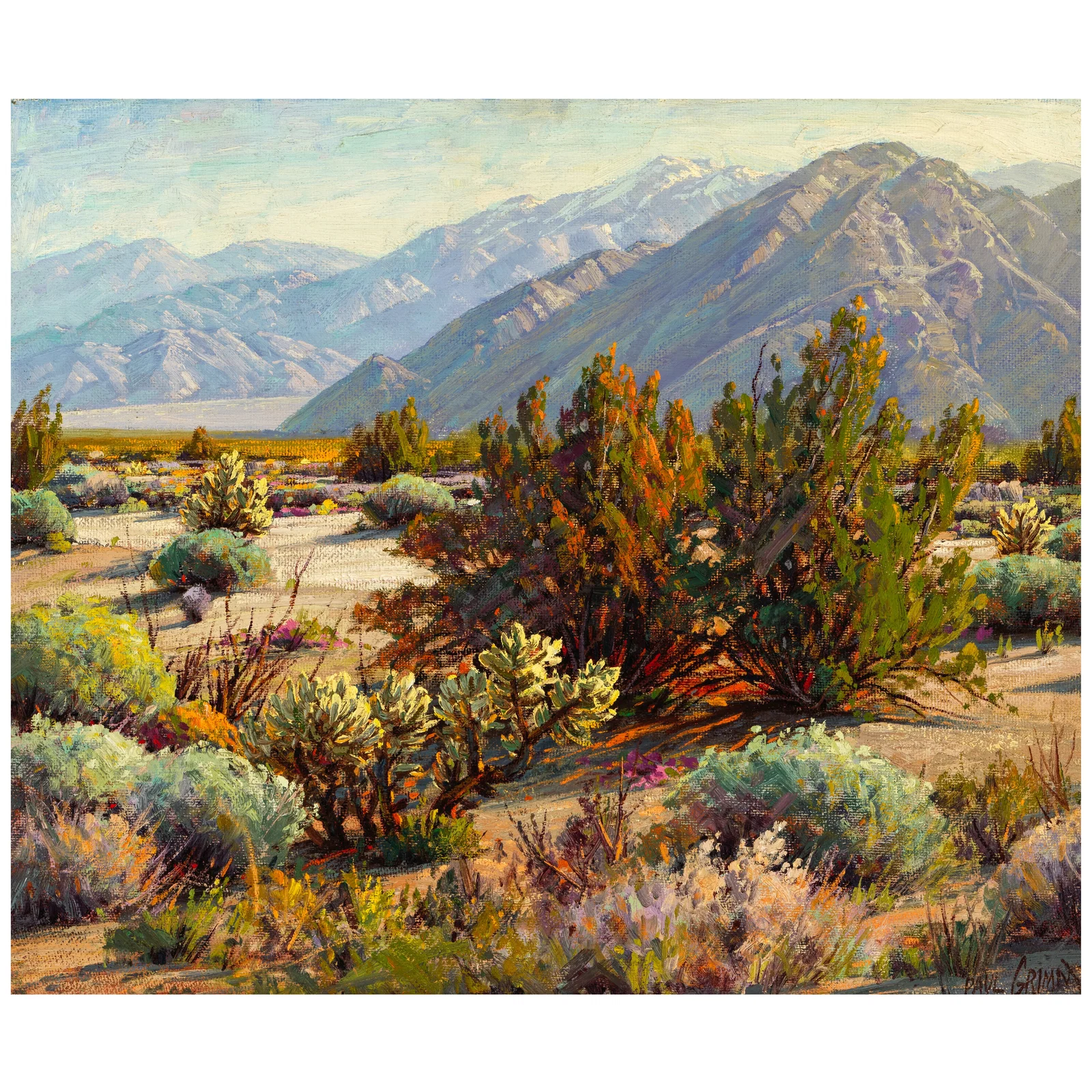 PAUL GRIMM (1891-1974) Desert Growth 20 x 24 in. (Painted in 1941.)
