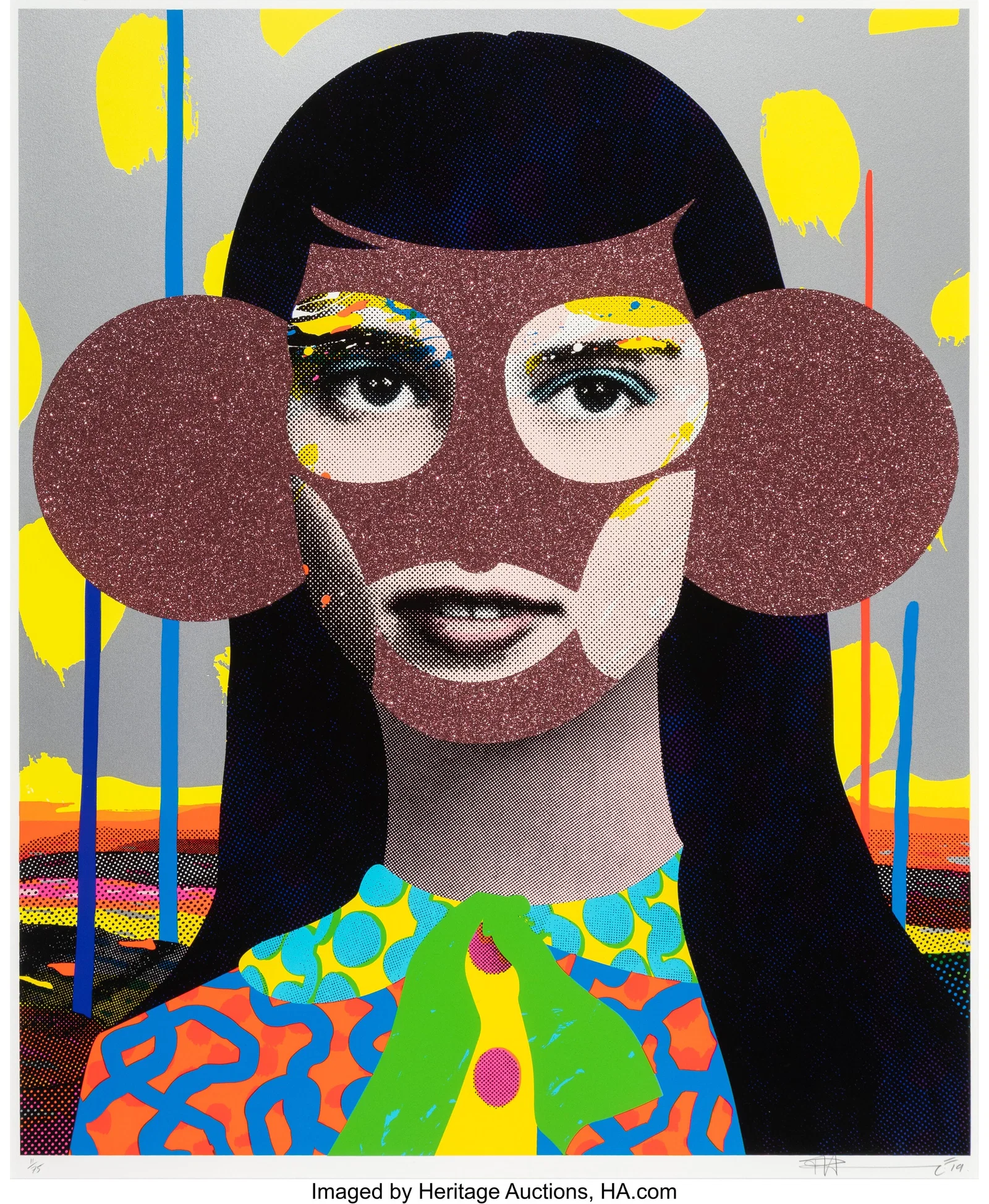 Paul Insect (b. 1971) A Lasting Look (Pink), 201