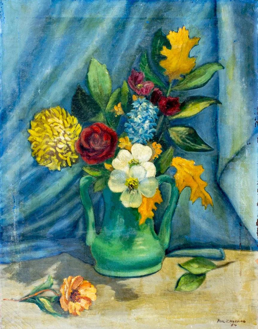 Paul J Harding (US,mid 20C) oil painting