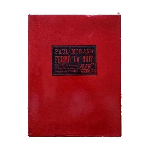 Paul Morand Ferm La Nuit 1925 Original Etching By Jules Pascin