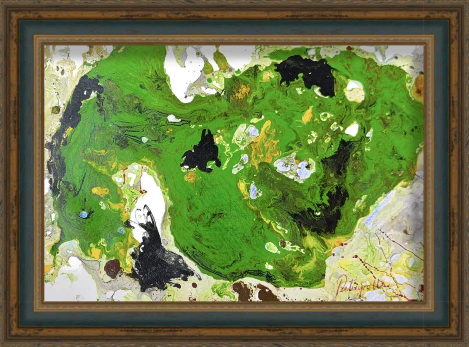 Paul Rebeyrolle, Oil on Paper, French (1926 - 2005)