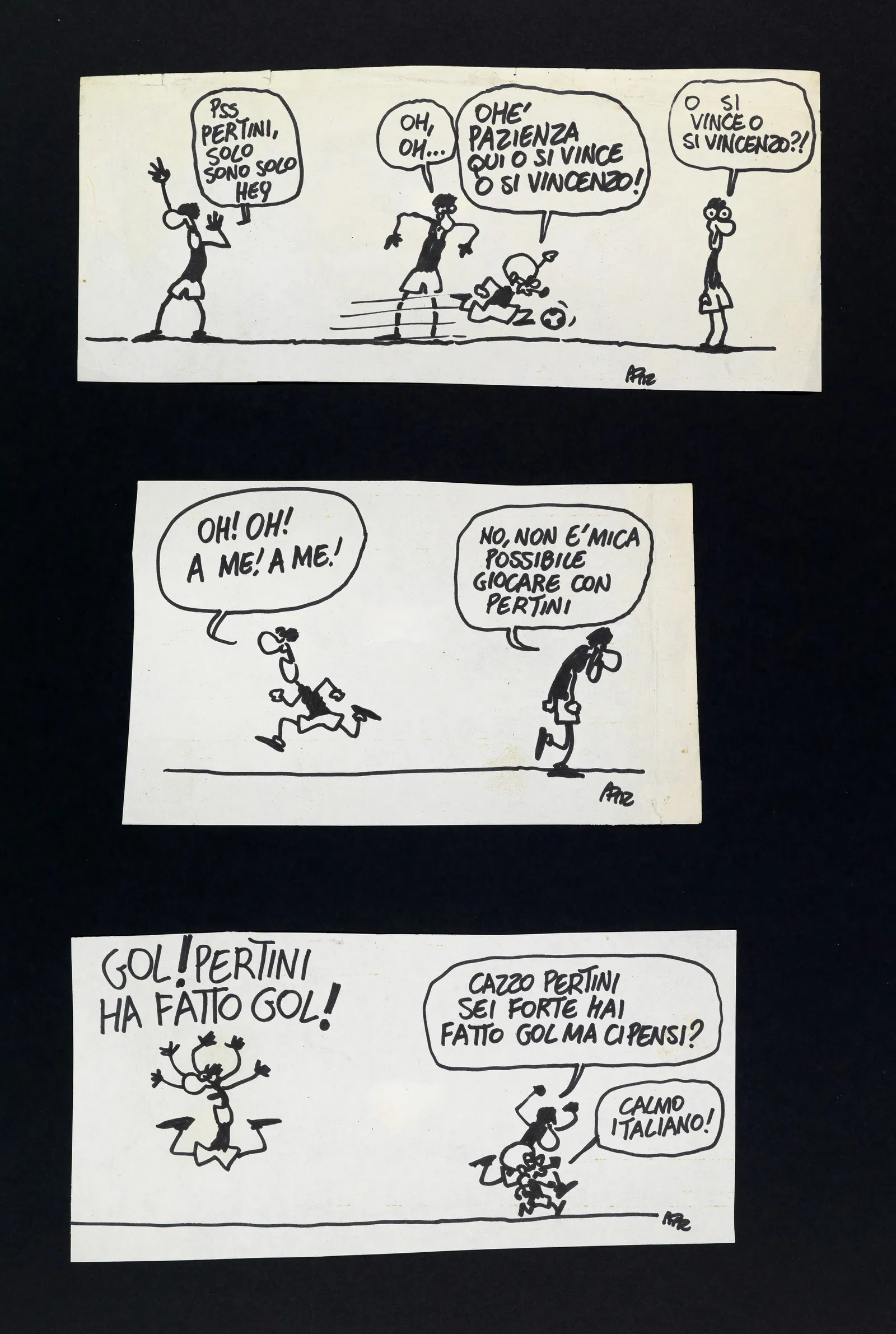 Pazienza Andrea - "Pertini ha fatto gol!", anni ‘80