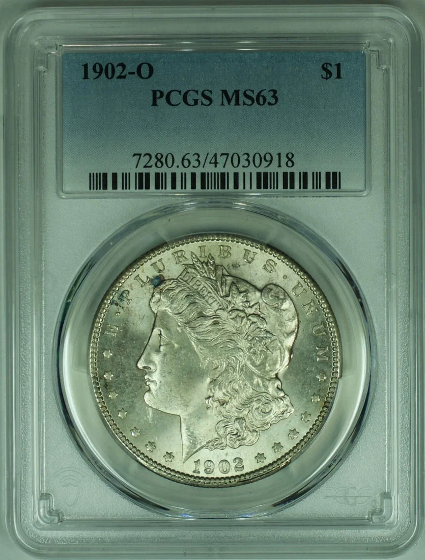 PCGS MS-63 1902-O New Orleans Morgan Silver Dollar