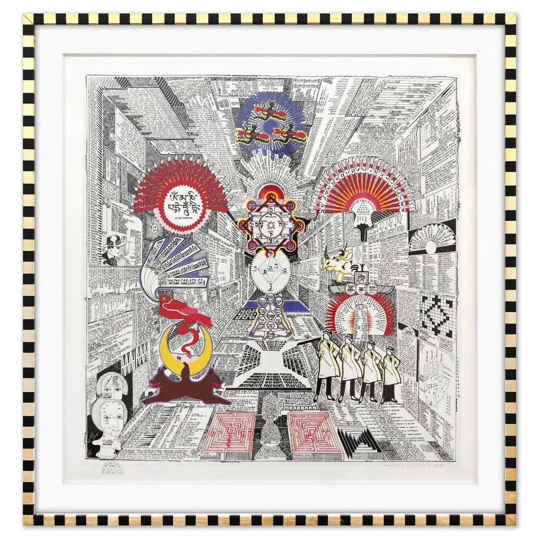 Pedro Friedeberg- Digital Graphic "Hagalo y Diviertase (Do It and Have Fun)"