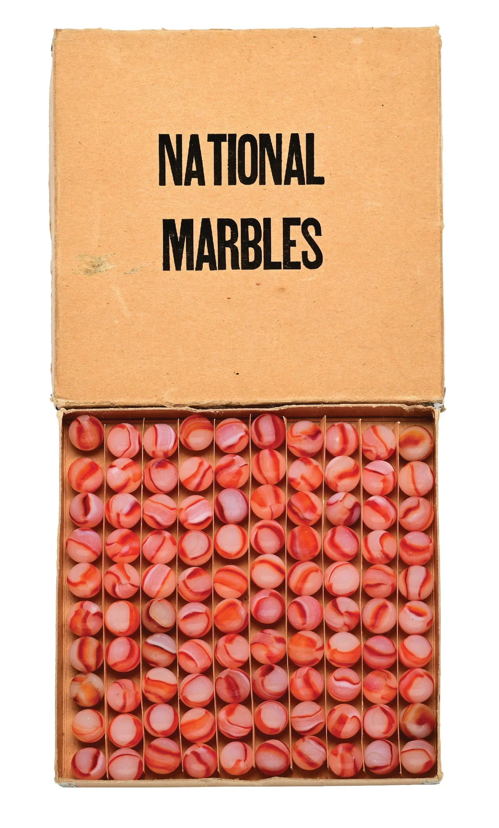PELTIER 100-COUNT NATIONAL MARBLE BLOODIE BOX SET NO. 0