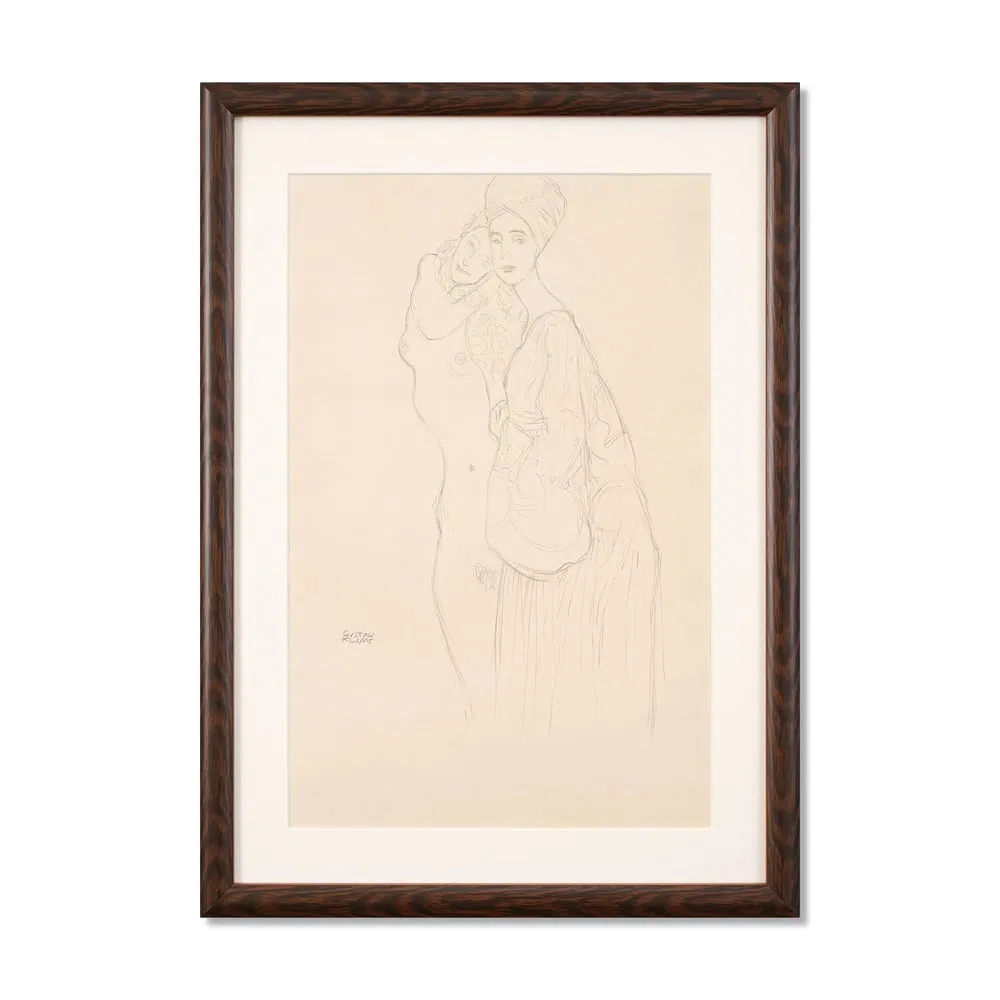 PENCIL ON PAPER,IN THE STYLE OF GUSTAV KLIMT (1862-1918)