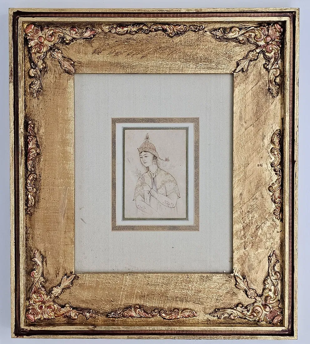 Persian Miniature Painting, Signed