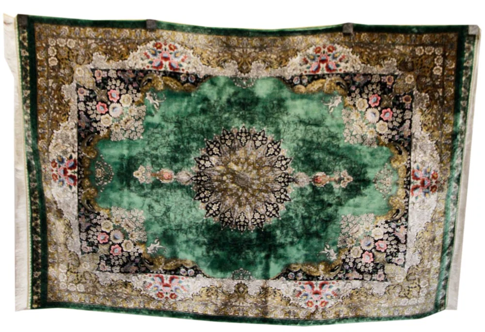 Persian Silk Qum Rug