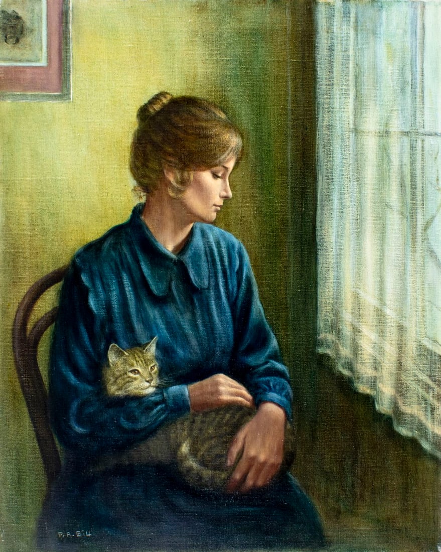 Peter A Bill (UK,1936-2014) oil painting