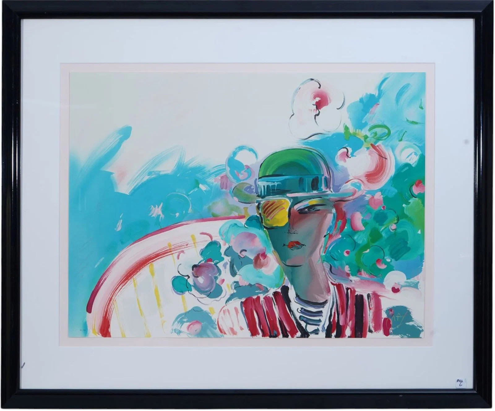 Peter Max (American b.1937) Signed Lithograph, French Zeros Girlfriend, HC 25. and Stamped Lower