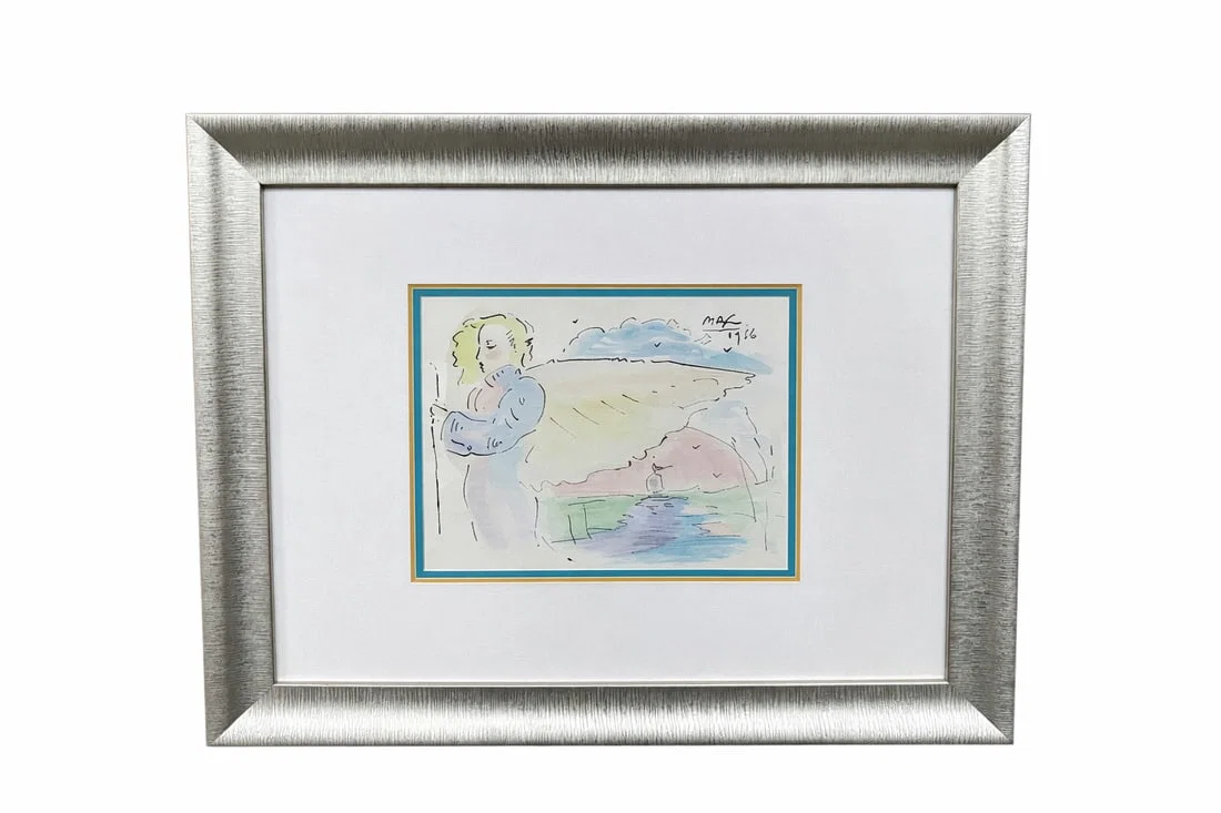 Peter Max (German/American, b.1937) Watercolor