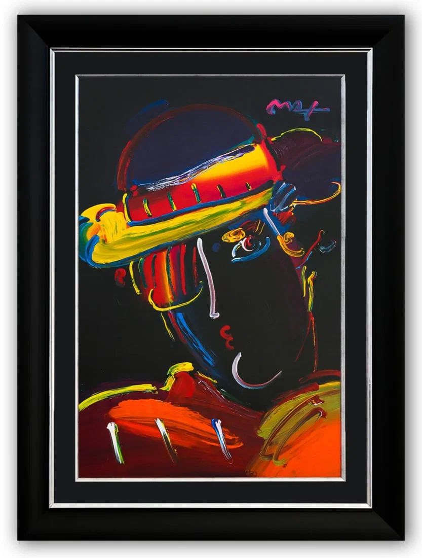 Peter Max- Original Mixed Media "Zero Prism"