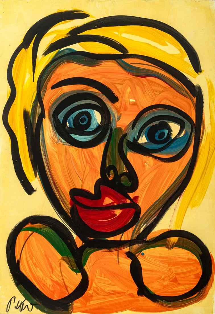 Peter Robert Keil Untitled Acrylic on Masonite