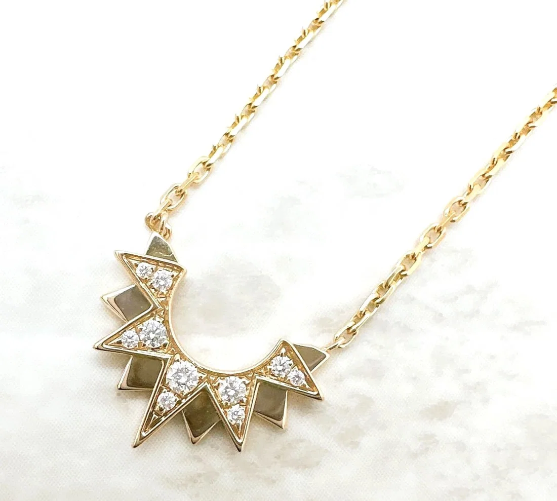 PIAGET SUNLIGHT DIAMOND 18K YELLOW GOLD NECKLACE PENDANT