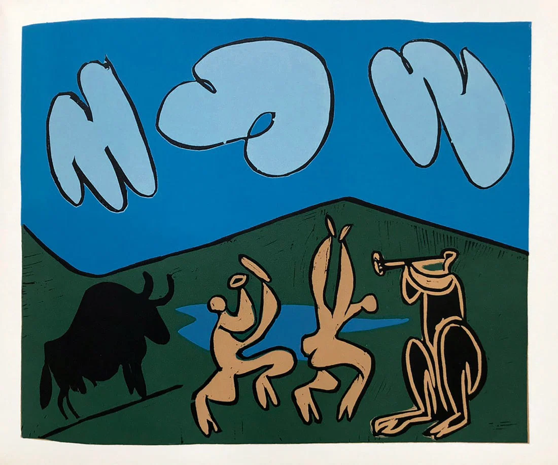 Picasso 32 Bacchanale au Taureau Noir