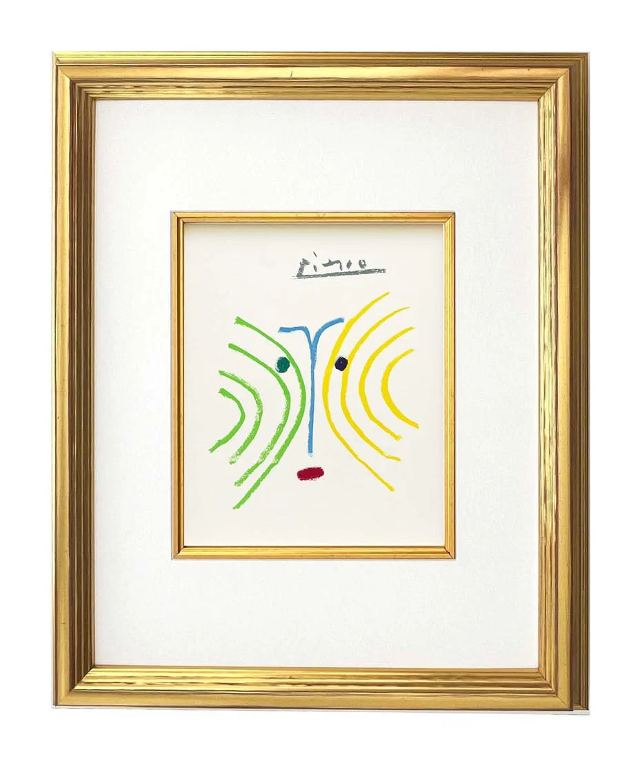 Picasso Lithograph 97 The Pythia Framed