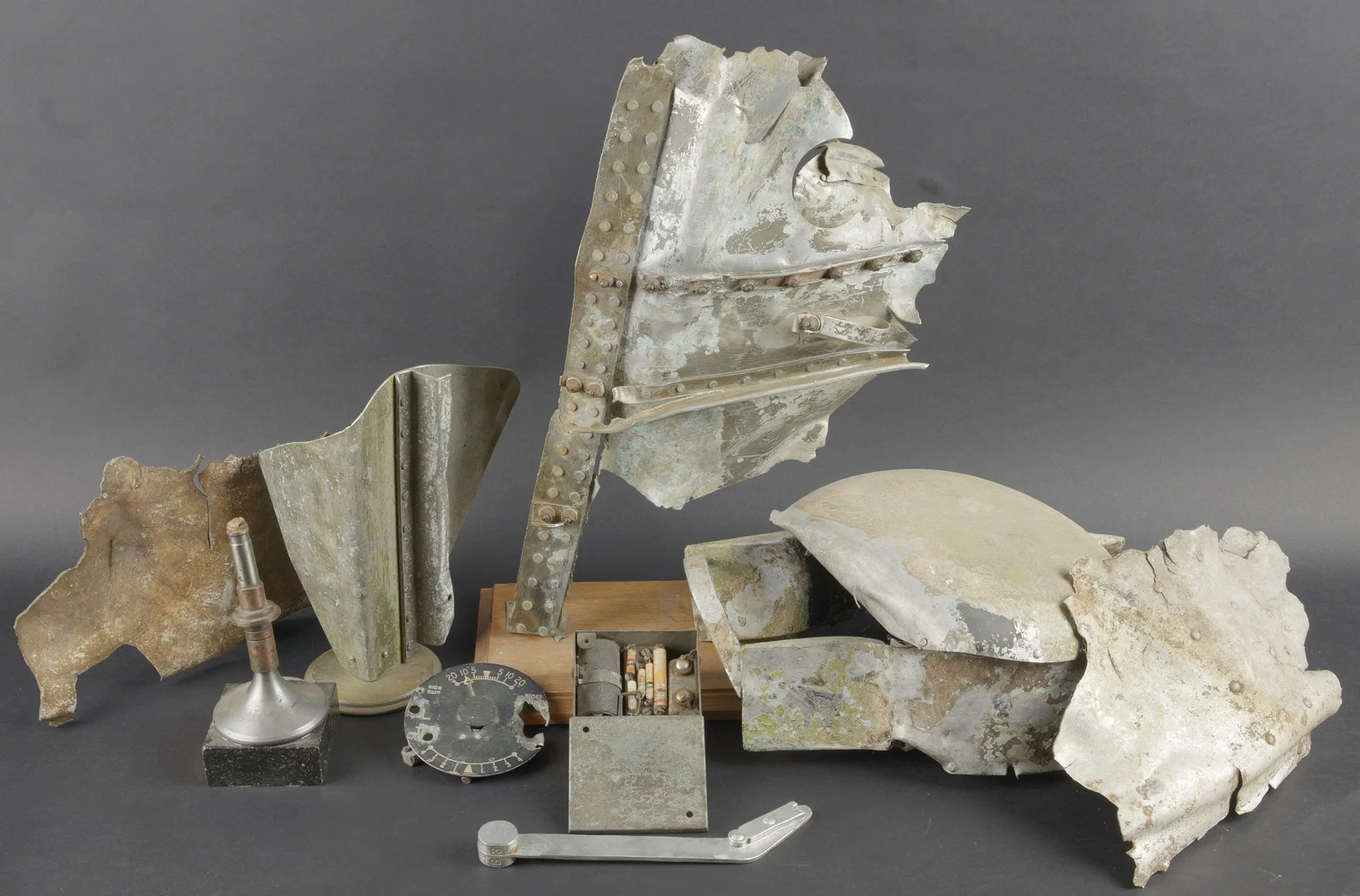 Pieces de crash. Crash remains