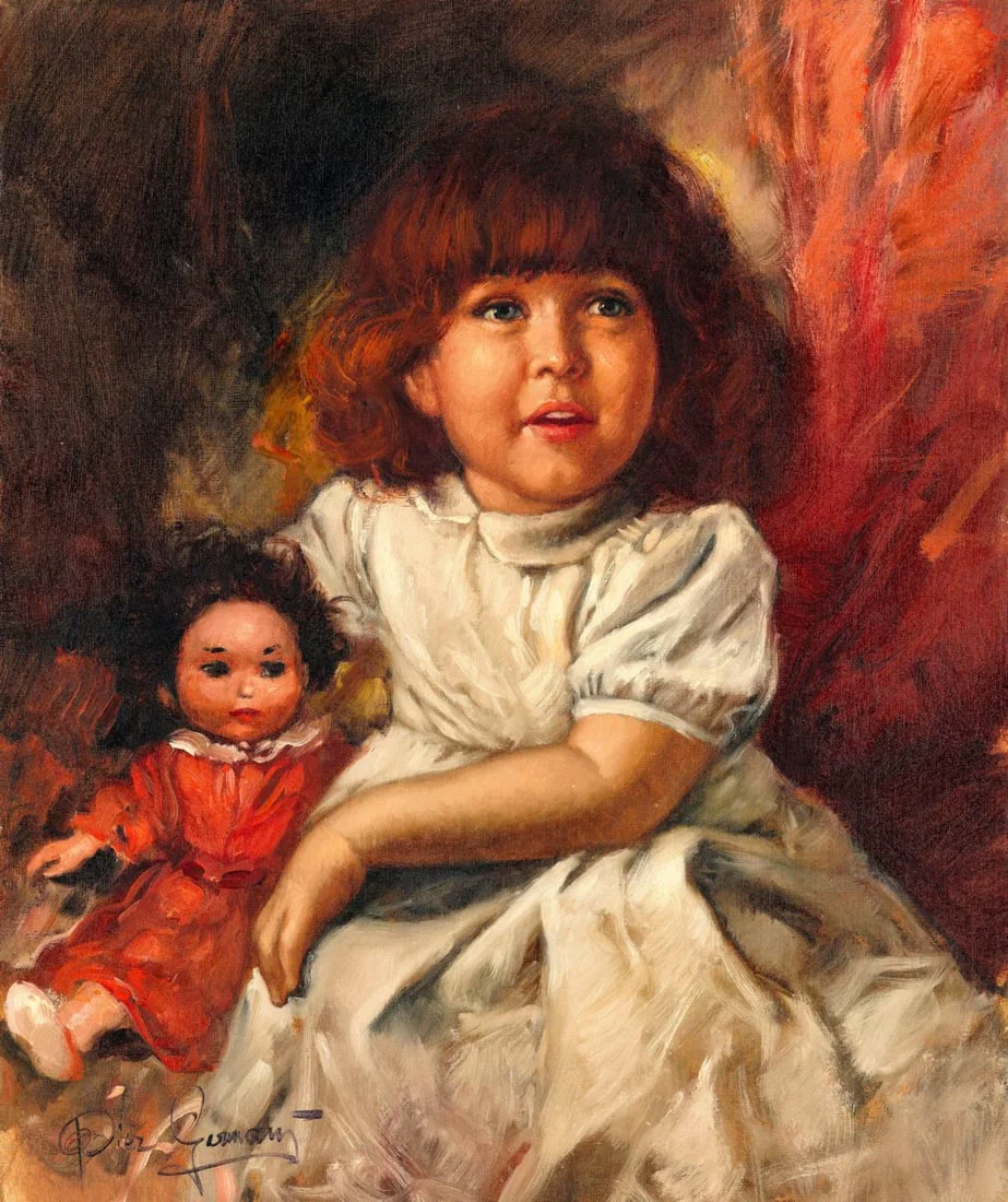 Pier Germani (Italy,20C) oil painting