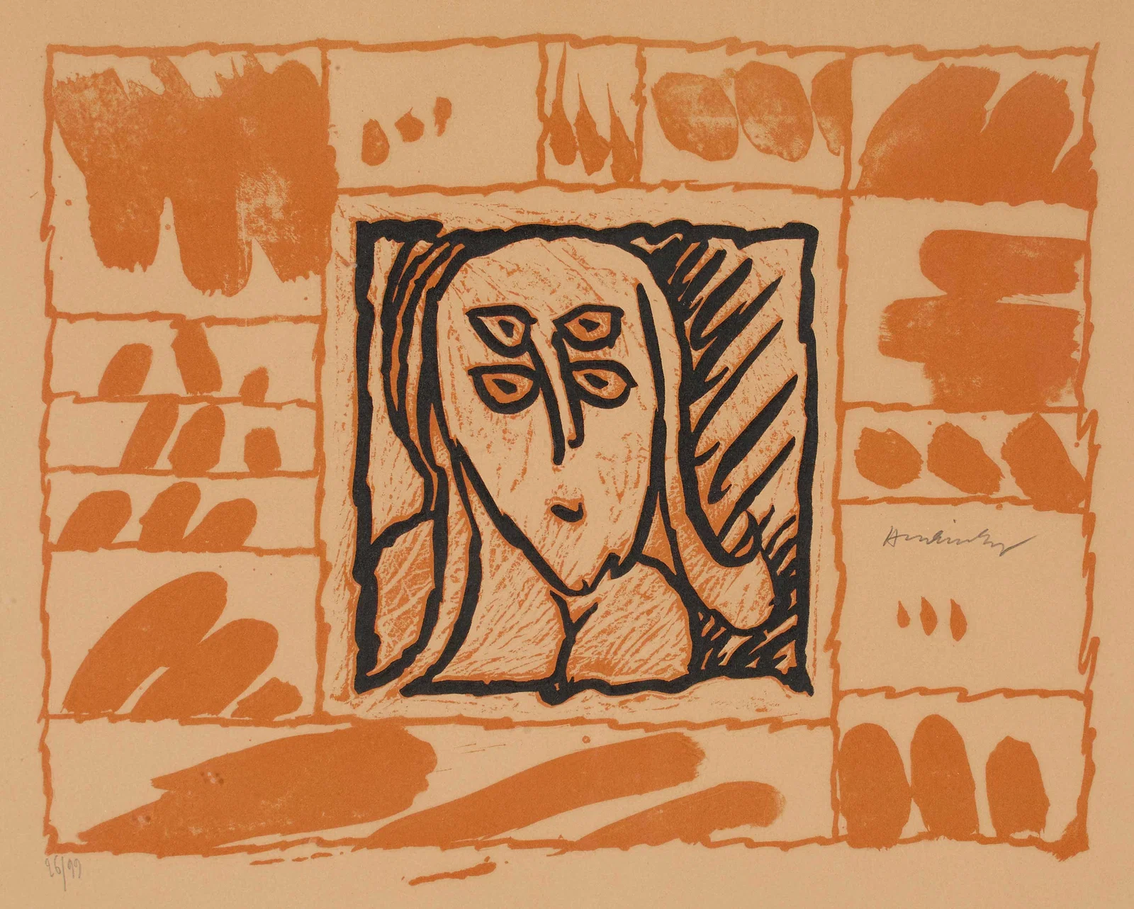 Pierre Alechinsky (Belgian, b.1927)