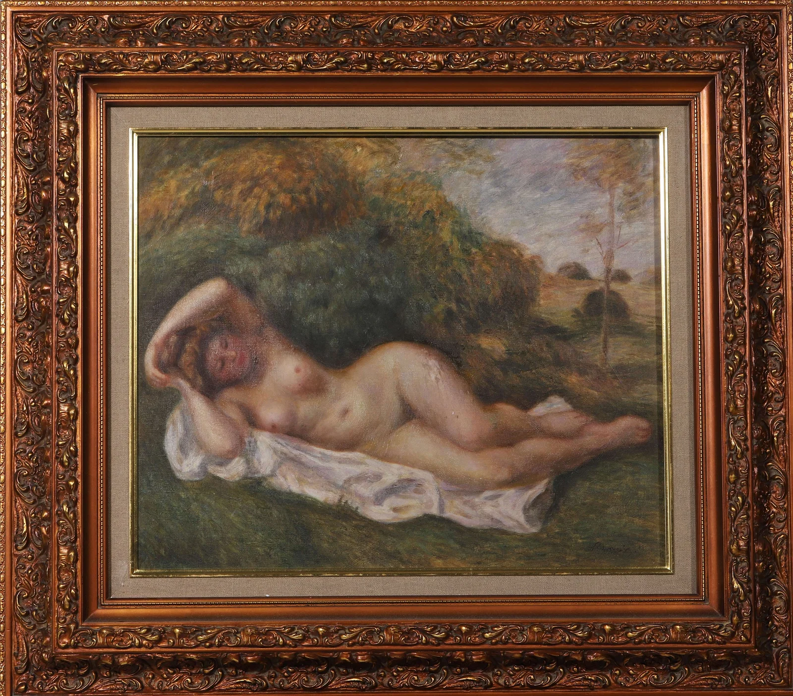 PIERRE-AUGUSTE RENOIR (1841–1919) ,FRENCH,ATTRIBUTED TO,OIL ON CANVAS