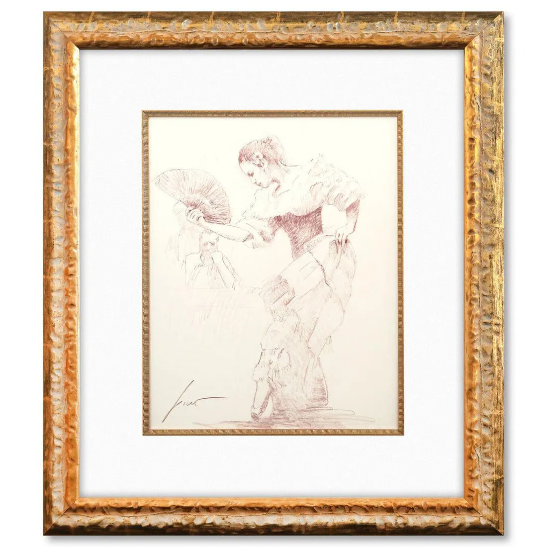 Pino (1939-2010)- Original Drawing on Paper "Untitled"