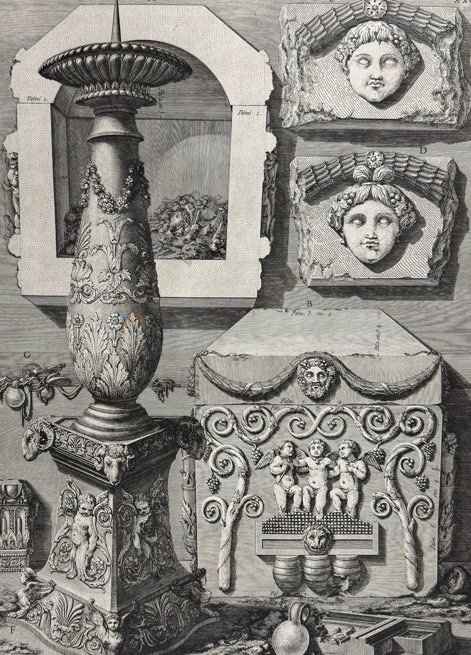 Piranesi - Tomb of Saint Constance [Sepolcro di S. Costanza]. 25