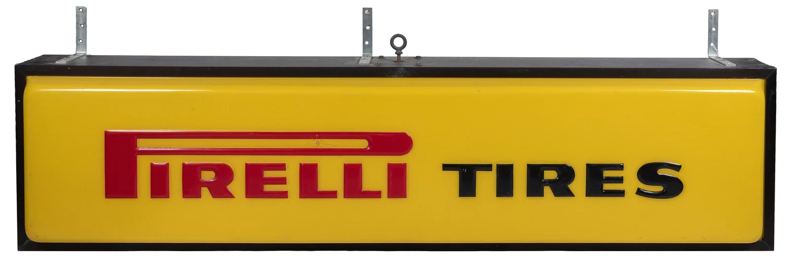 Pirelli Tires lighted sign.