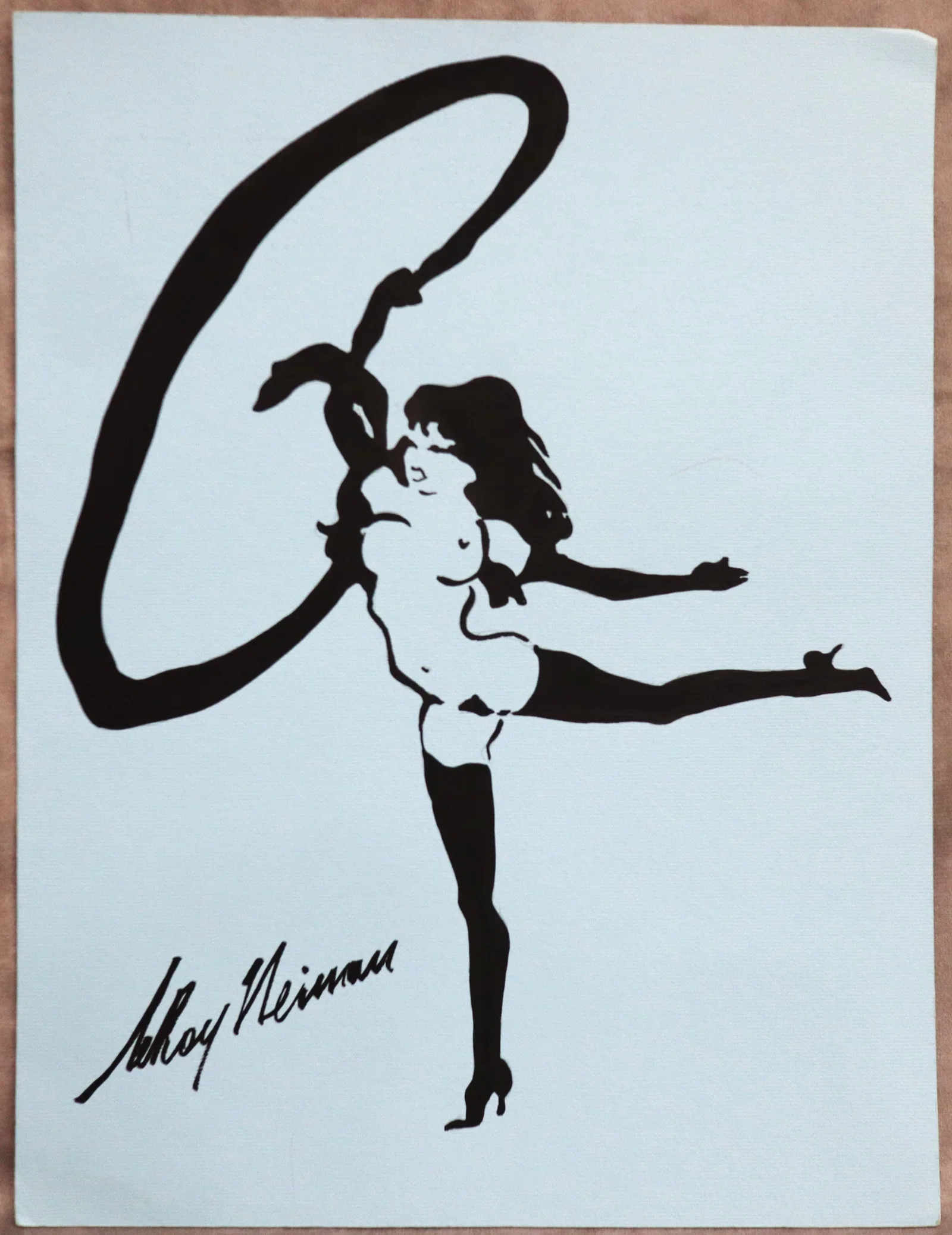 Playboy | LeRoy Neiman Femlin Lasso, Original Drawing