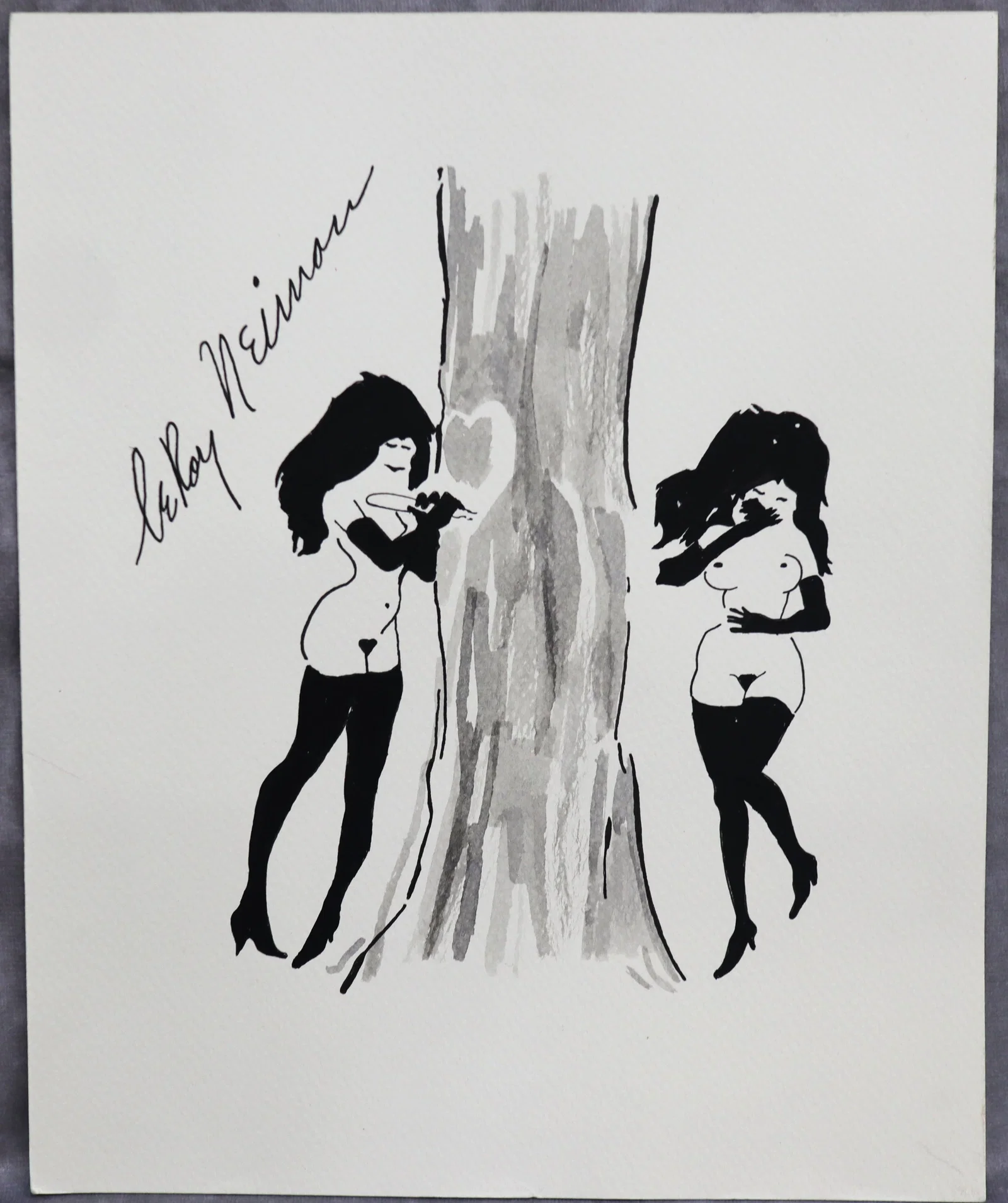 Playboy | LeRoy Neiman Femlin Love, Original Drawing