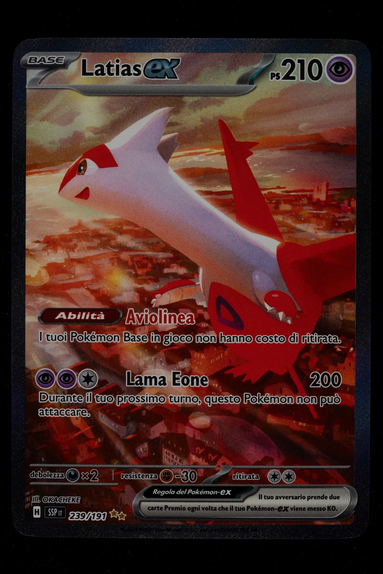 Pokémon - Latias Ex SSP 239 Italian - RAW