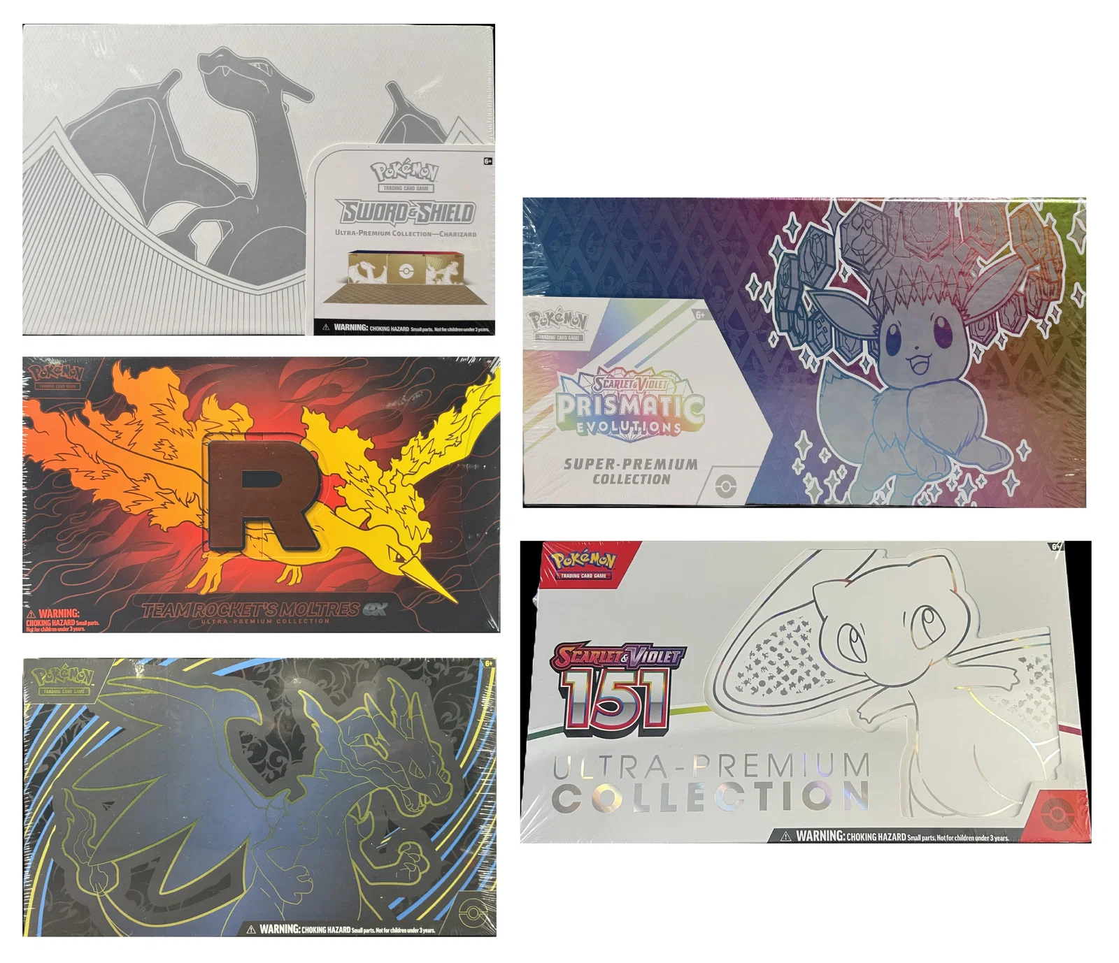 Pokemon Ultra Premium Collection Boxes (5)