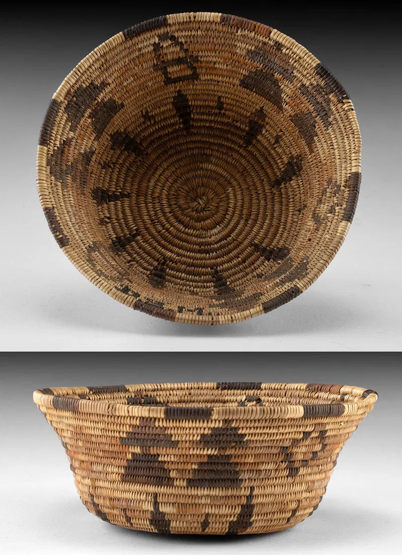 Pomo Woven Basket, Daisy MacCallum collection