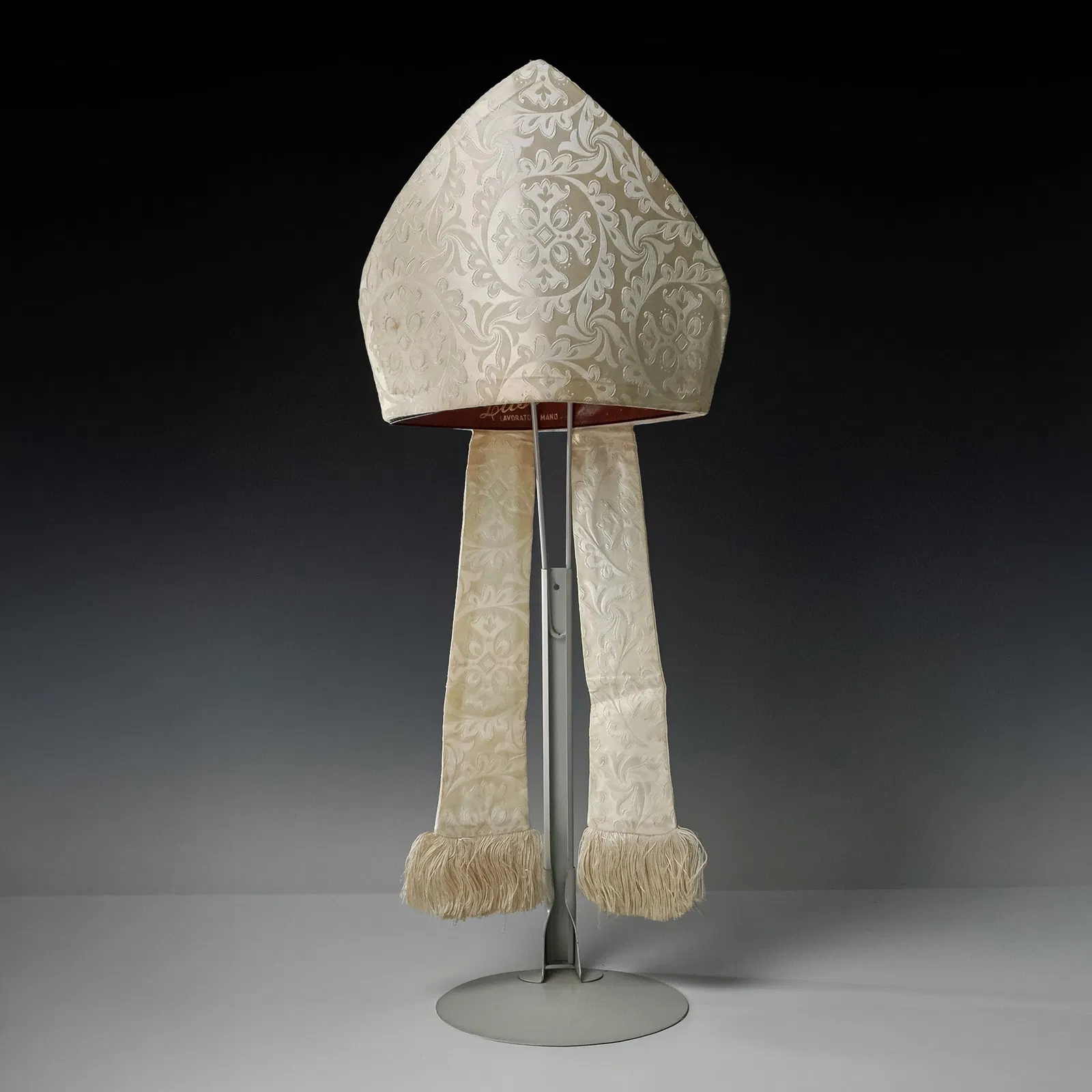 Pope John Paul II Mitre with 1987 & 1995 Papal USA Visits Memorabilia