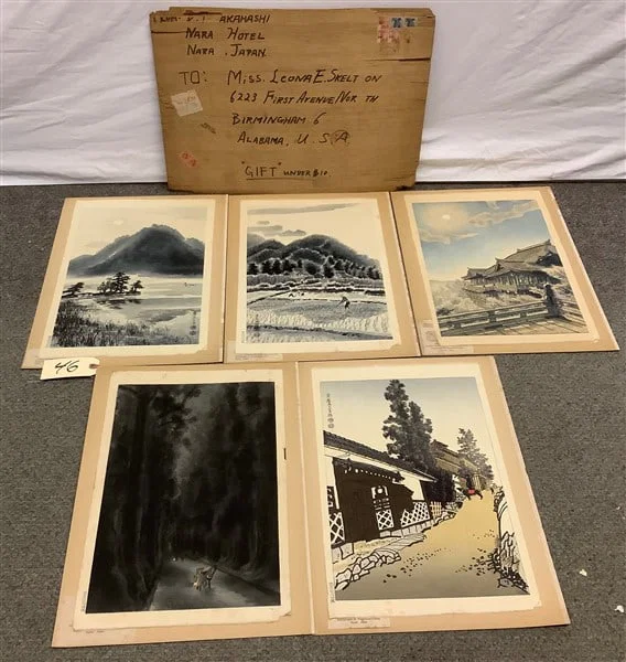 Portfolio of Japanese Woodblock Prints