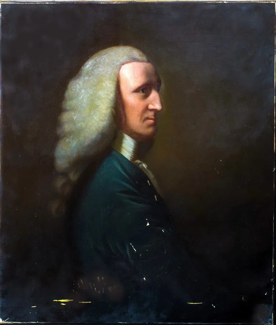 PORTRAIT OF GEORGE, 1ST LORD LYTTELTON OIL PAINTING