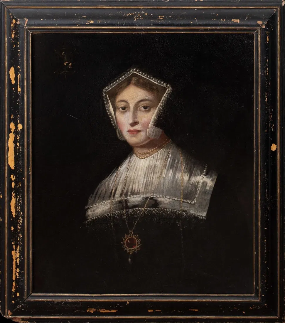 PORTRAIT OF JANE SEYMOUR OIL PAINTING