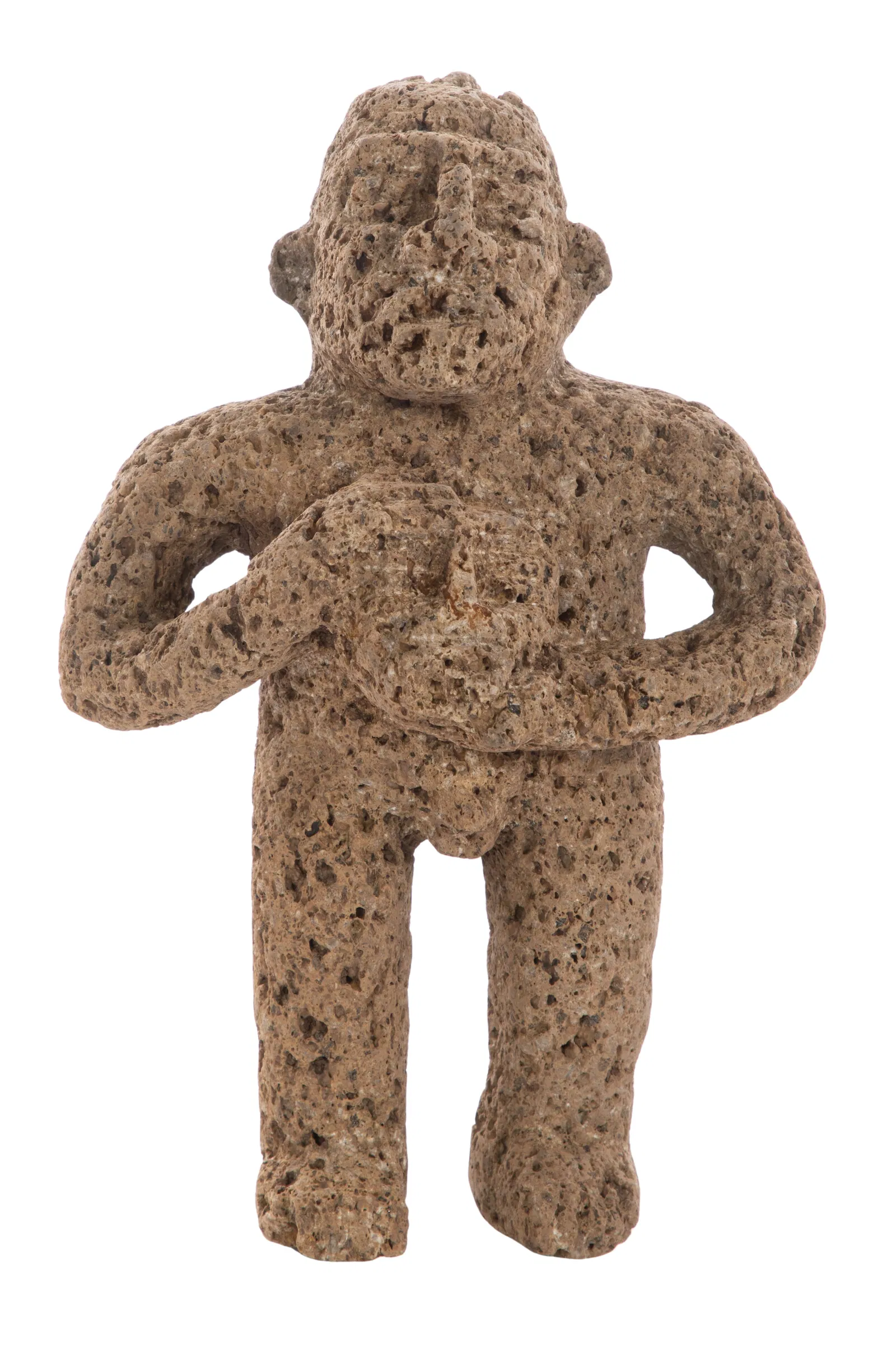 Pre-Columbian Headhunter Figure