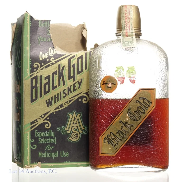 Pre-Pro 1933 Black Gold Bottled-In-Bond Whiskey