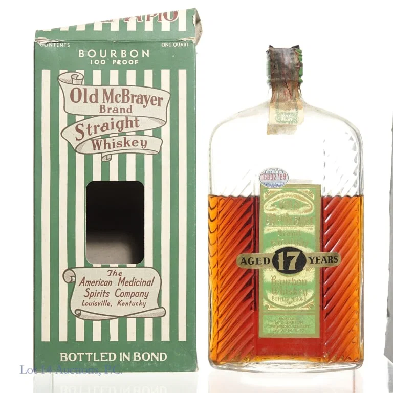 Pre-Pro 1934 Old McBrayer Bottled-In-Bond Bourbon