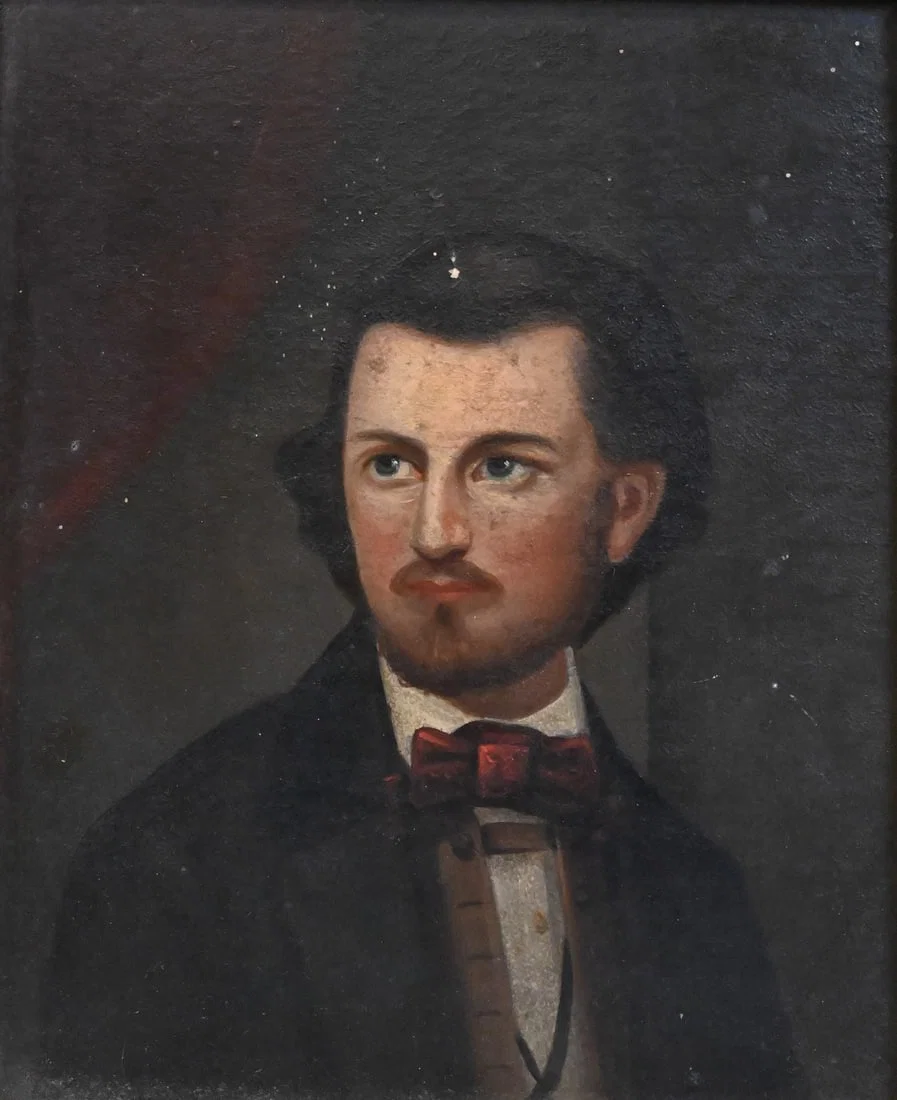 Primitive Portrait of a Gentleman