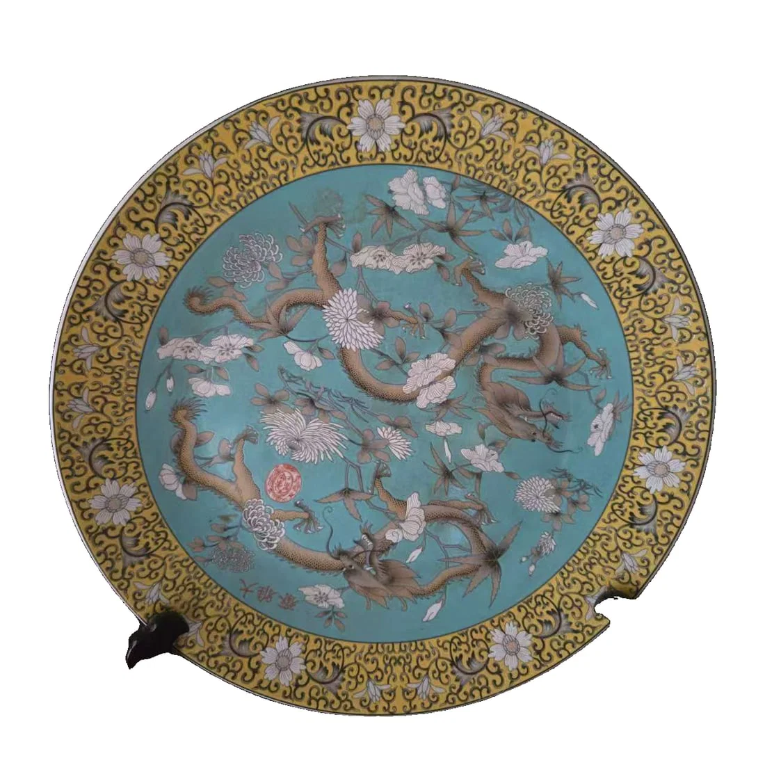Private Collection of Qing Dynasty Yongqing Changchun Appreciation Plate