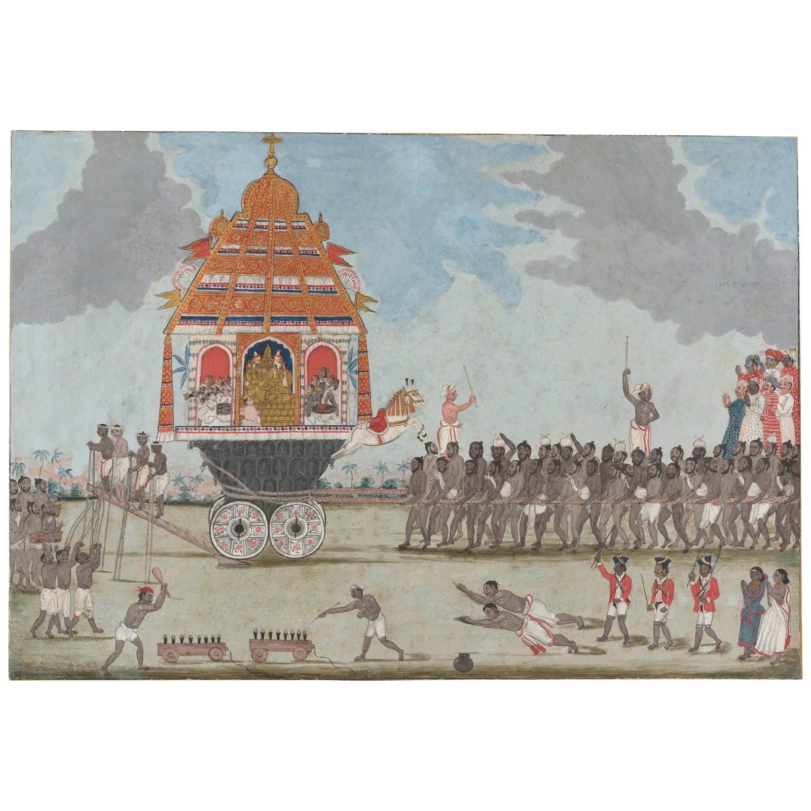 PROCESSION OF NARASIMHA TANJORE, CIRCA 1800
